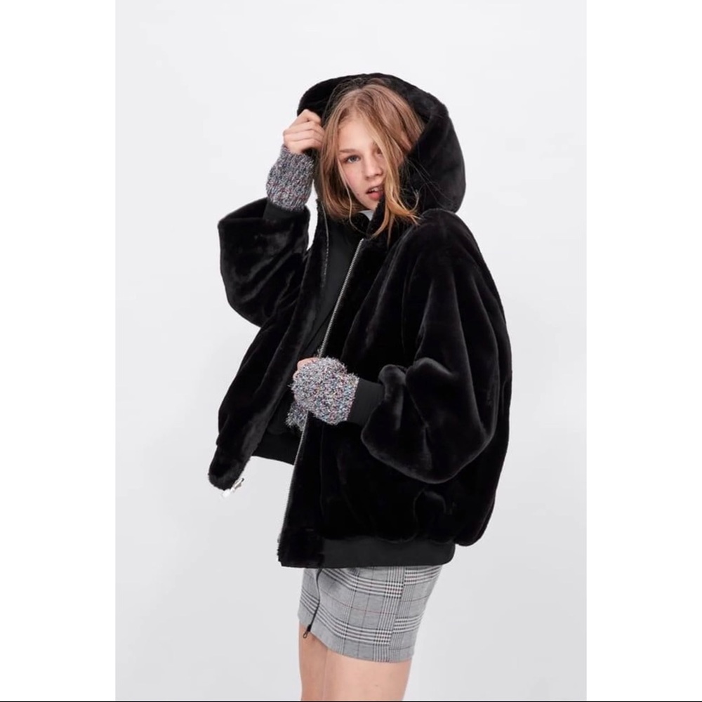 🚫SOLD🚫ZARA Reversible Bomber Jacket Size